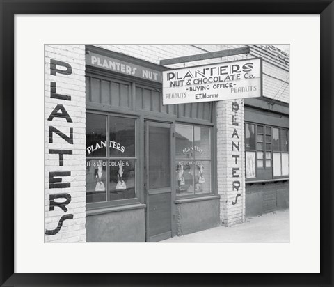 Framed Peanut Buying Office in Enfield, North Carolina Print