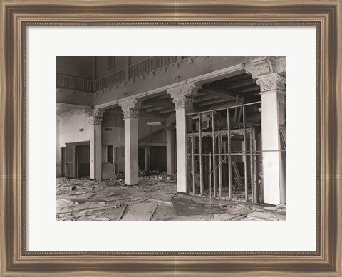 Framed First Floor of Greensboro Motor Company Guilford County, NC Print