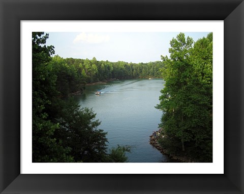 Framed Belews Lake Greensboro, NC Print