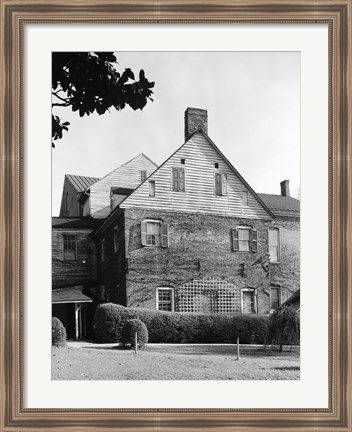 Framed Salem College, Old Chapel Annex, 601 South Church Street, Winston-Salem, Forsyth County, NC Print