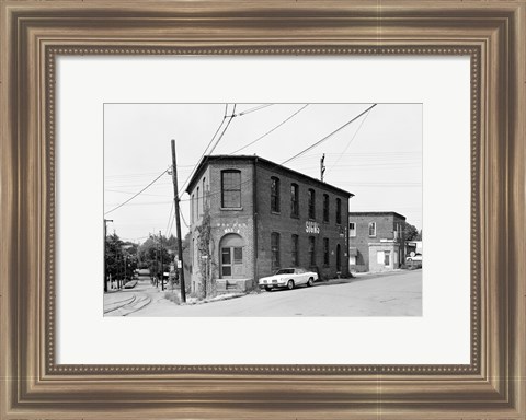 Framed Salem Manufacturing Company, Arista Cotton Mill, Winston-Salem, Forsyth County, NC Print