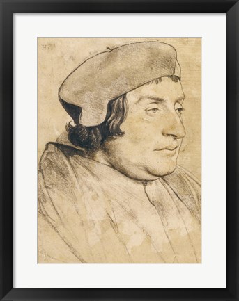 Framed Portrait of a Scholar or Cleric Print