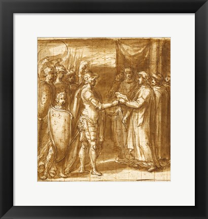 Framed Scene from the History of the Farnese Family Print