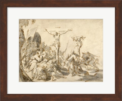 Framed Crucifixion Print