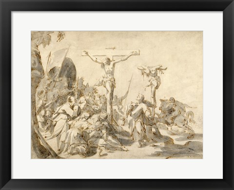 Framed Crucifixion Print