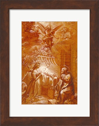 Framed Nativity Print