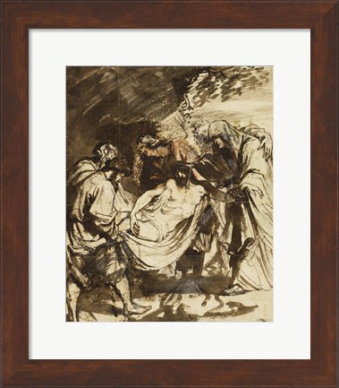 Framed Entombment Print