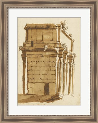 Framed Arch of Septimius Severus Print