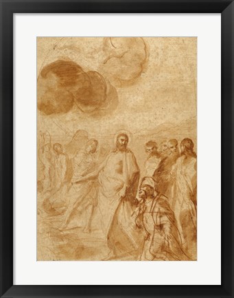 Framed Christ&#39;s Command to Saint Peter, Feed My Sheep Print