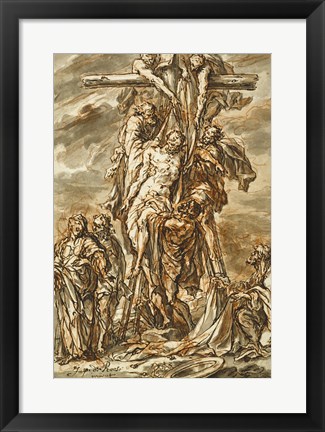 Framed Descent from the Cross Print