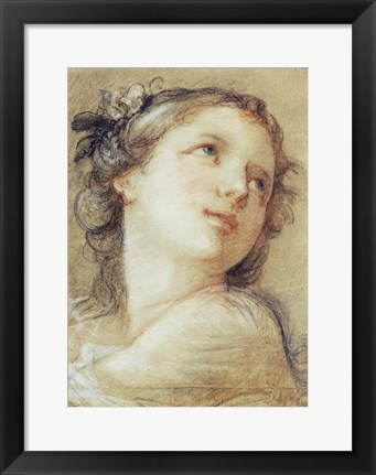 Framed Head of a Bacchante Print