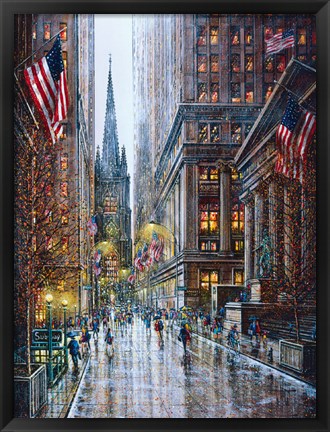 Framed Wall Street Print