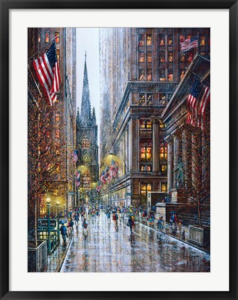 Framed Wall Street Print