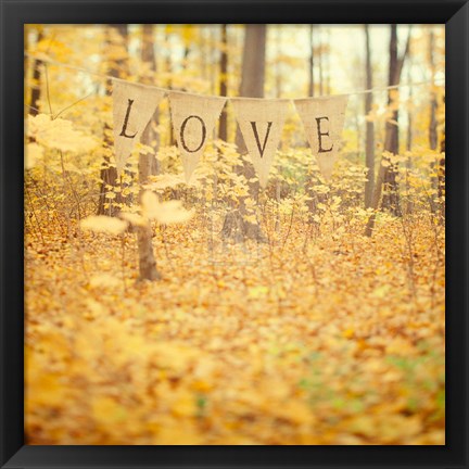 Framed Autumn Love Print