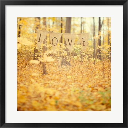 Framed Autumn Love Print