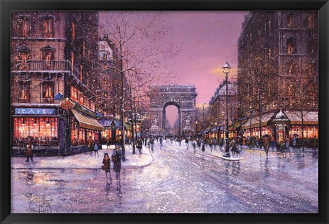 Framed Arc de Triomphe Print