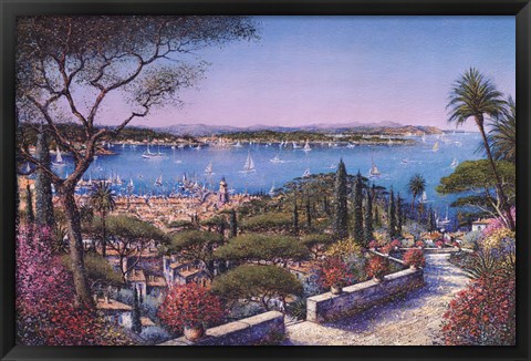 Framed Saint-Tropez Print