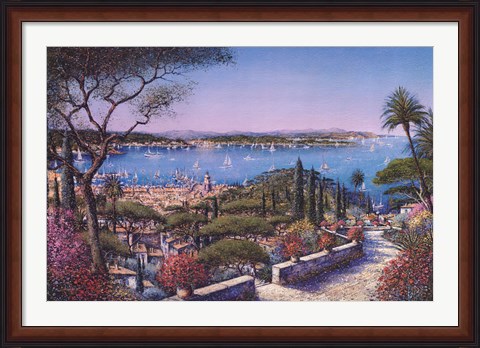 Framed Saint-Tropez Print