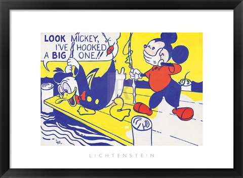 Framed Look Mickey, 1961 Print