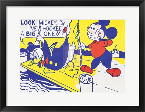 Framed Look Mickey, 1961 Print