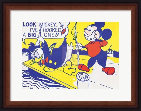 Framed Look Mickey, 1961 Print