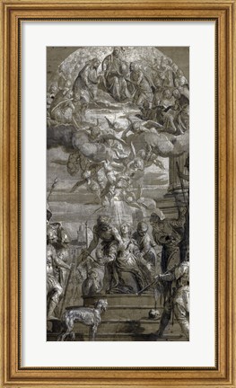 Framed Martyrdom of Saint Justina Print