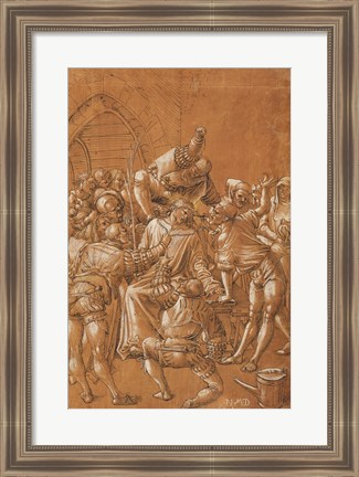 Framed Mocking of Christ Print