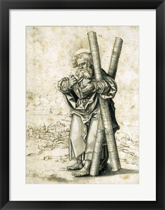 Framed Saint Andrew Print