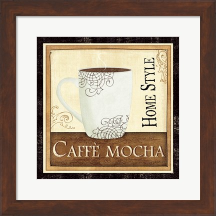 Framed Coffee and Cream IV Print