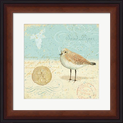 Framed Natural Seashore II Print