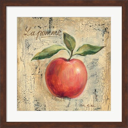 Framed La Pomme Print