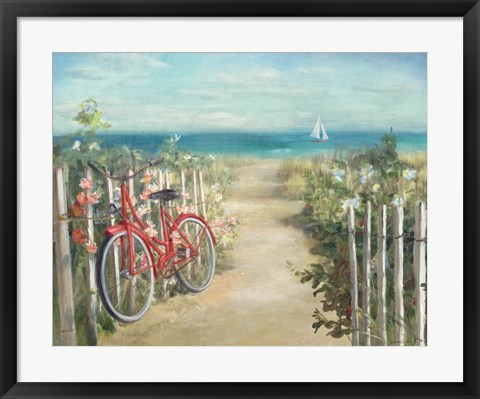 Framed Summer Ride Crop Print