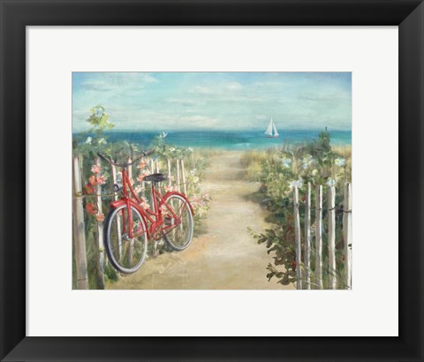 Framed Summer Ride Crop Print