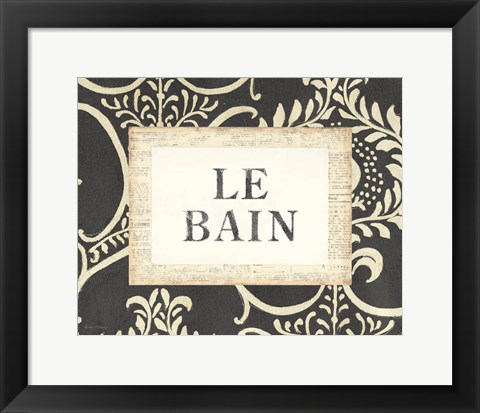 Framed Le Bain Print