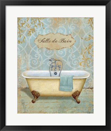 Framed Salle de Bain I Print