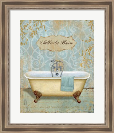 Framed Salle de Bain I Print