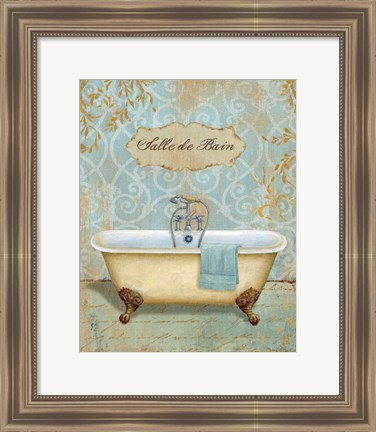 Framed Salle de Bain I Print