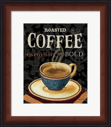 Framed Today&#39;s Coffee IV Print