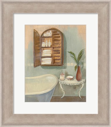 Framed Steam Bath II Print