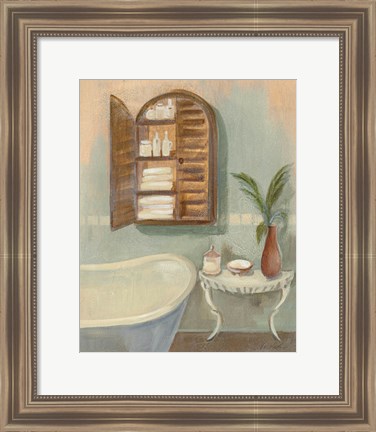 Framed Steam Bath II Print