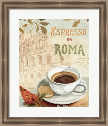 Framed Cafe in Europe III Print