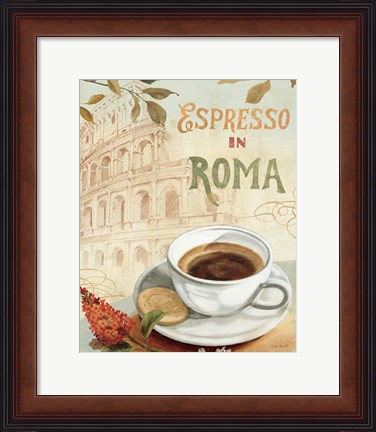 Framed Cafe in Europe III Print