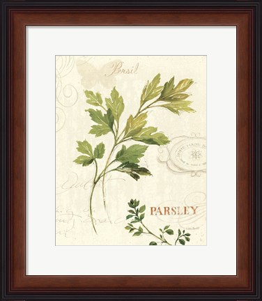 Framed Aromatique I Print