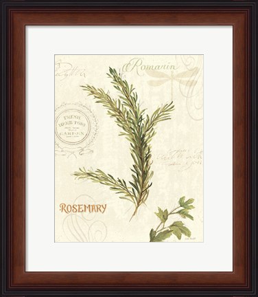 Framed Aromatique II Print