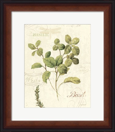 Framed Aromatique III Print