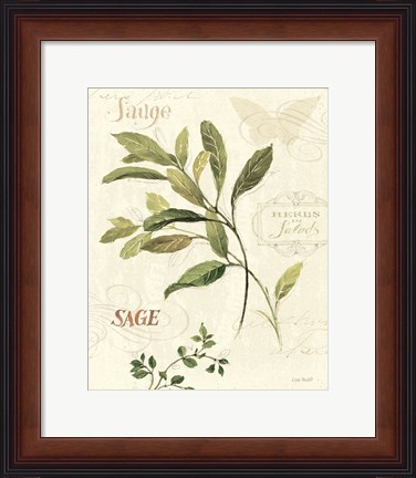 Framed Aromatique IV Print