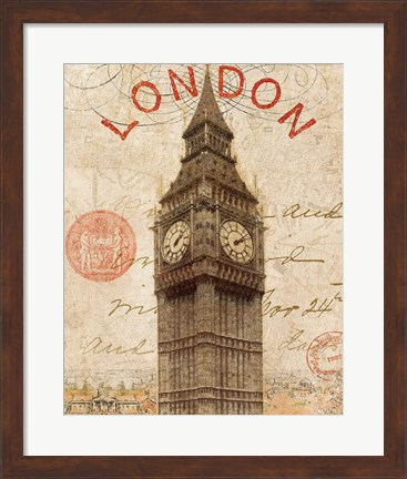 Framed Letter from London Print