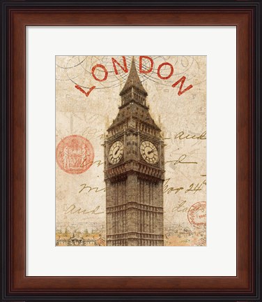 Framed Letter from London Print