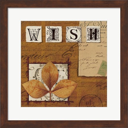 Framed Natures Journal - Wish Print