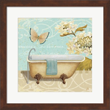 Framed Light Breeze Bath II Print